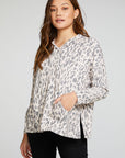 Rpet Love Rib Long Sleeve Drop Shoulder Slit Side Pullover Hoodie WOMENS - chaserbrand