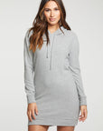 rPET Bliss Knit Long Sleeve Hooded Dress WOMENS - chaserbrand