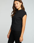 Gauze Jersey Crew Neck Sleevless Dolman Tee WOMENS chaserbrand