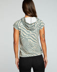 Vintage Fleece Short Sleeve Hooded Pullover WOMENS chaserbrand