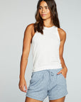 Linen Rib Resort Shorts WOMENS chaserbrand