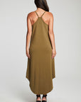 Sanded Baby Terry V Back Hi Lo Cami Dress WOMENS chaserbrand