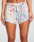 Recycled Cozy Knit Flouncy Beach Shorts WOMENS chaserbrand