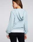Coastal Cloth Zip Up Hoodie Jacket WOMENS chaserbrand