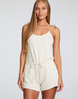 Vintage Fleece Strappy Shorts Romper WOMENS chaserbrand