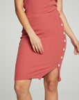 Button Down Pencil Skirt WOMENS chaserbrand