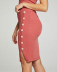 Button Down Pencil Skirt WOMENS chaserbrand