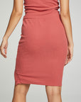 Button Down Pencil Skirt WOMENS chaserbrand