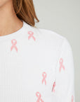 "All Over Pink Ribbon" Breast Cancer Awareness Charity Tee WOMENS chaserbrand