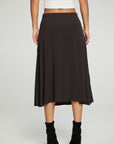 Flouncy Side Slit Midi Skirt WOMENS chaserbrand