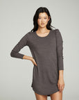 Puff Sleeve Shirttail Hi Lo Dress WOMENS chaserbrand