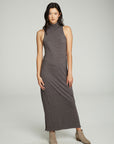 Turtle Neck Tank Maxi Dress With Side Slits WOMENS chaserbrand