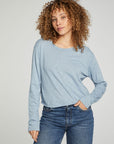 Long Sleeve Cropped Tee WOMENS chaserbrand