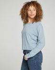 Long Sleeve Cropped Tee WOMENS chaserbrand