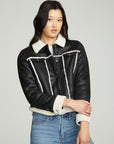 Shearling Trucker Jacket WOMENS chaserbrand