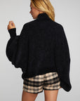 Chenille Sweater Knit Turtleneck Womens chaserbrand
