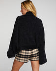 Chenille Sweater Knit Turtleneck Womens chaserbrand