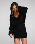 Thermal Waffle Mini Dress with Shirring Womens chaserbrand