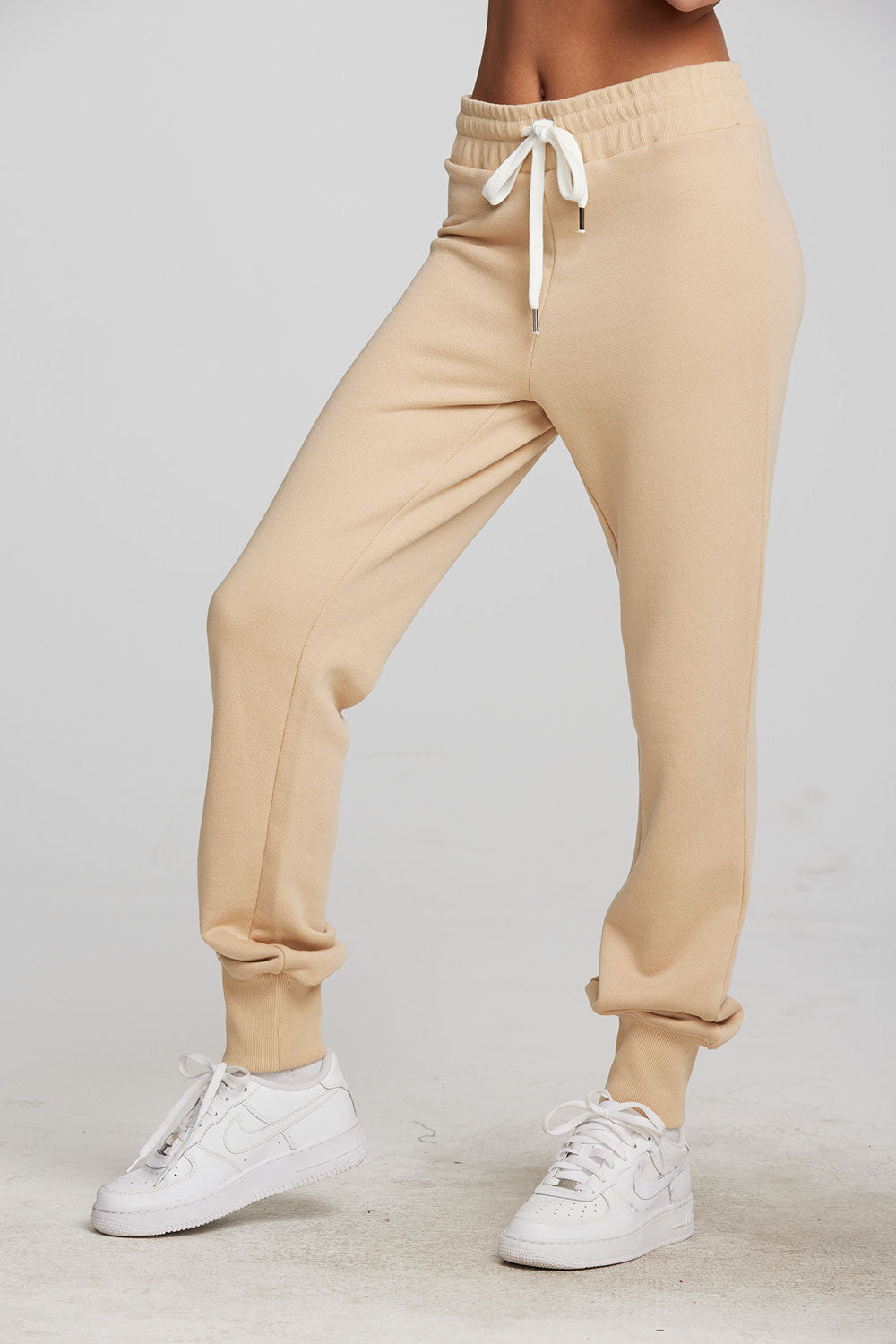 Zuma Cotton Terry Joggers with Rib And Shoestring Tie – chaser