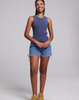 Carnaby Washed Indigo Tank Top WOMENS chaserbrand