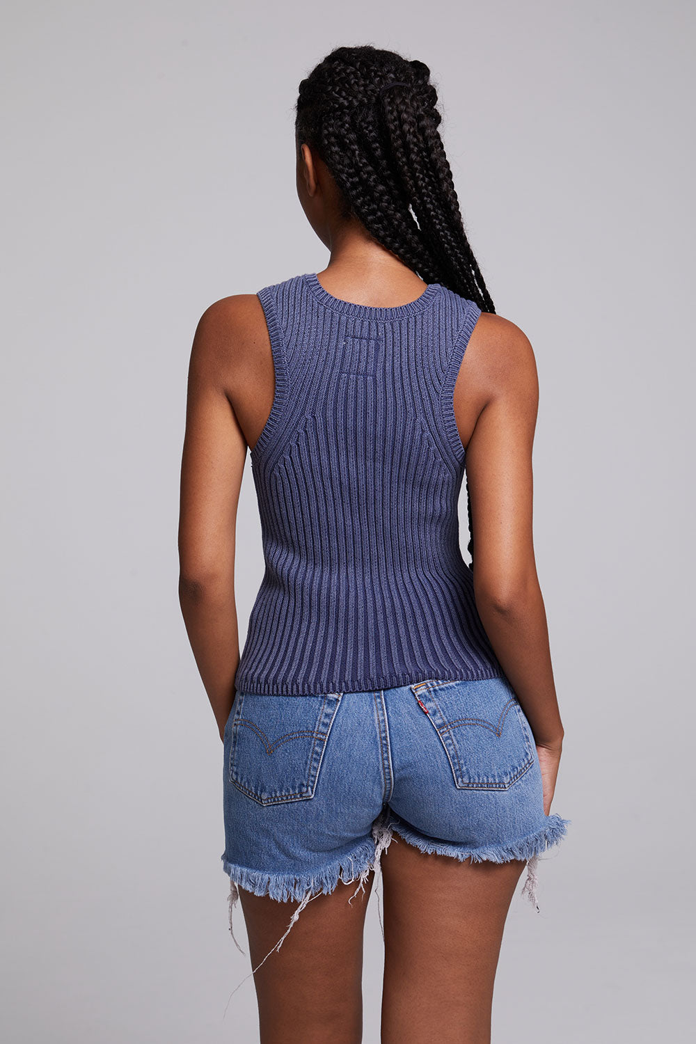 Carnaby Washed Indigo Tank Top WOMENS chaserbrand