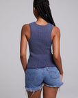 Carnaby Washed Indigo Tank Top WOMENS chaserbrand
