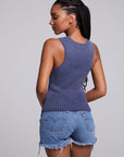 Carnaby Washed Indigo Tank Top WOMENS chaserbrand