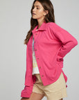 Malone Button Down - Fuchsia WOMENS chaserbrand