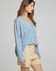 Electric Button Down - Faded Denim WOMENS chaserbrand
