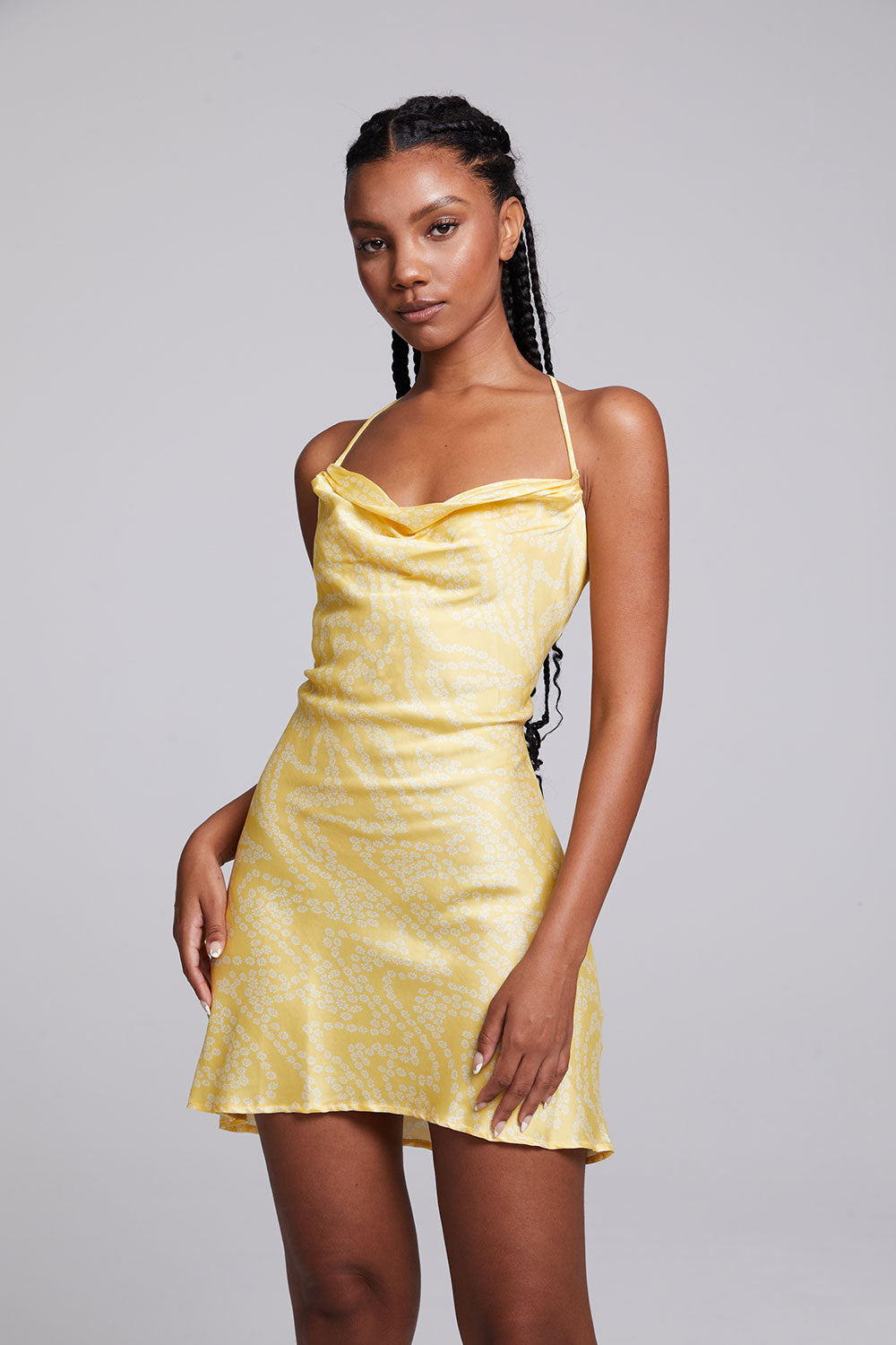 Positano Lemon Zest Slip Dress WOMENS chaserbrand