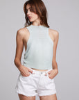 Giana Aqua Glass Tank Top WOMENS chaserbrand