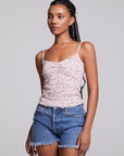 Mercato Ditsy Rose Floral Tank Top WOMENS chaserbrand