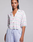 Sofia Positano Stripe Blouse WOMENS chaserbrand