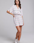 Carmela Positano Stripe Mini Dress WOMENS chaserbrand