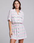 Carmela Positano Stripe Mini Dress WOMENS chaserbrand