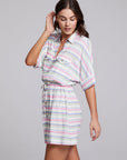 Carmela Positano Stripe Mini Dress WOMENS chaserbrand