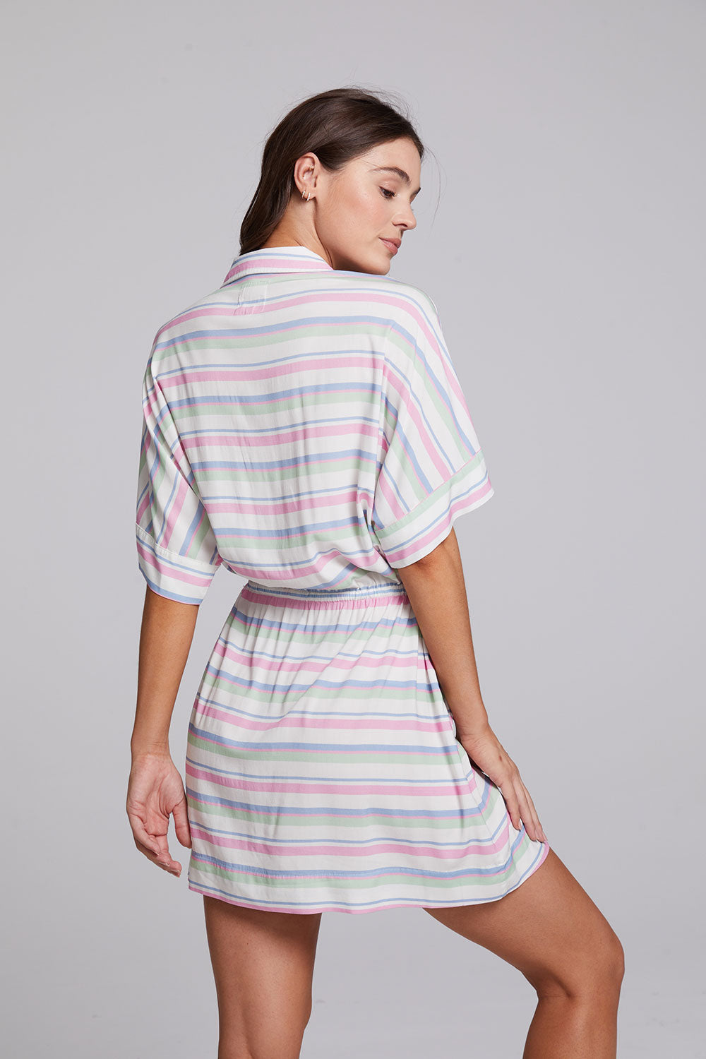 Carmela Positano Stripe Mini Dress WOMENS chaserbrand