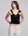 Alessia Black Blouse WOMENS chaserbrand
