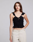 Alessia Black Blouse WOMENS chaserbrand