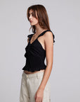 Alessia Black Blouse WOMENS chaserbrand