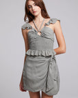 Alessia Sage Blouse WOMENS chaserbrand