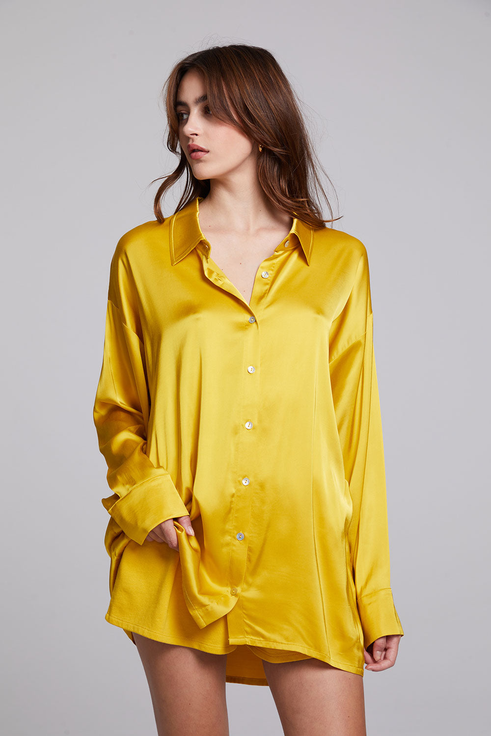 Capri Mimosa Button Down WOMENS chaserbrand