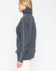 Turtle Sweater - Charbon Womens chaserbrand