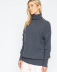 Turtle Sweater - Charbon Womens chaserbrand