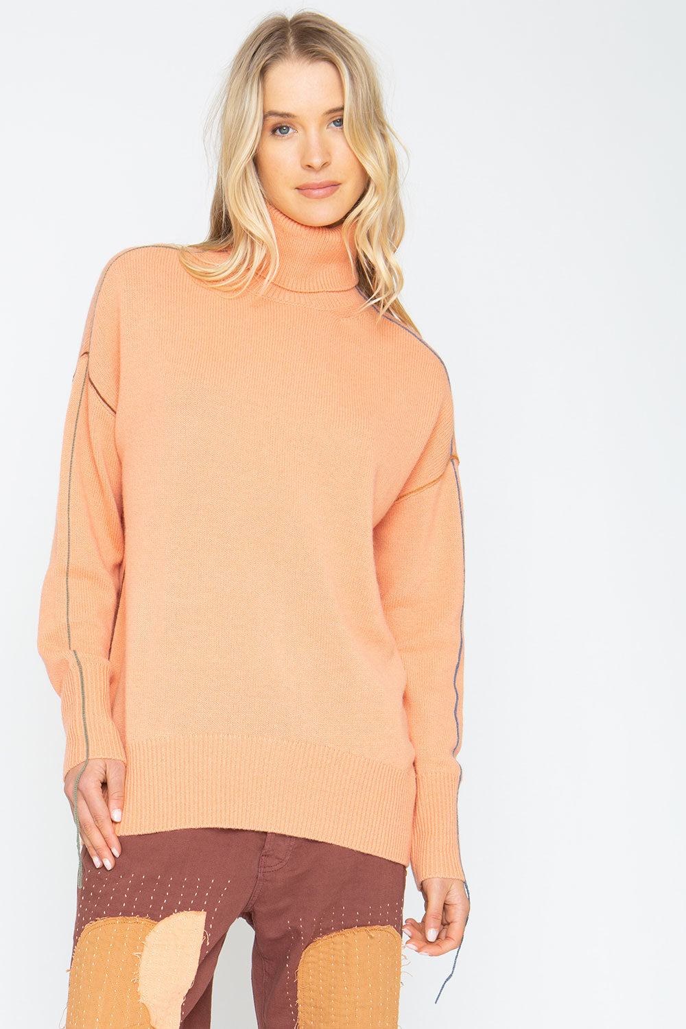 Turtle Sweater - Persimon Womens chaserbrand