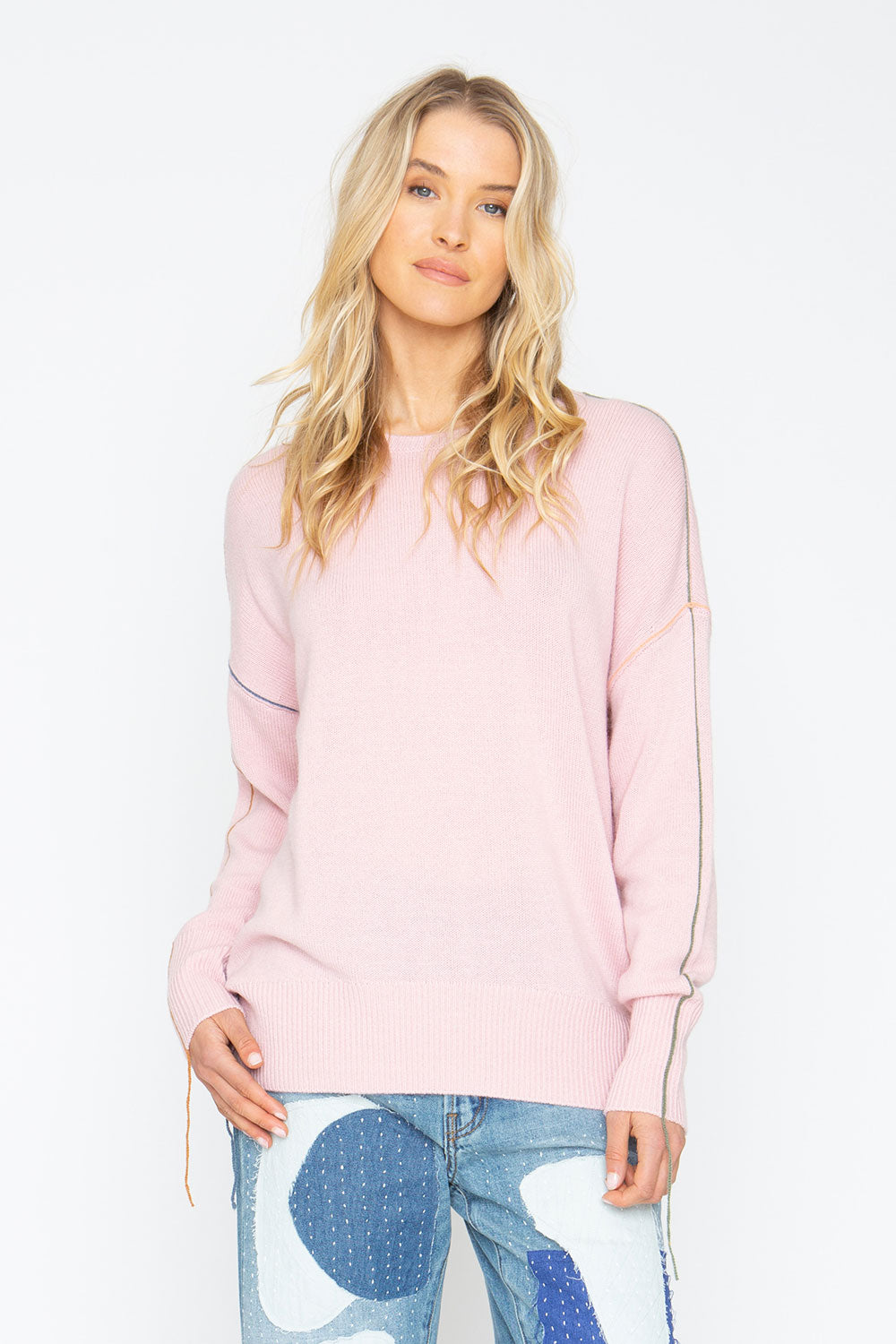 Bubble Sweater - Powder Pink Womens chaserbrand