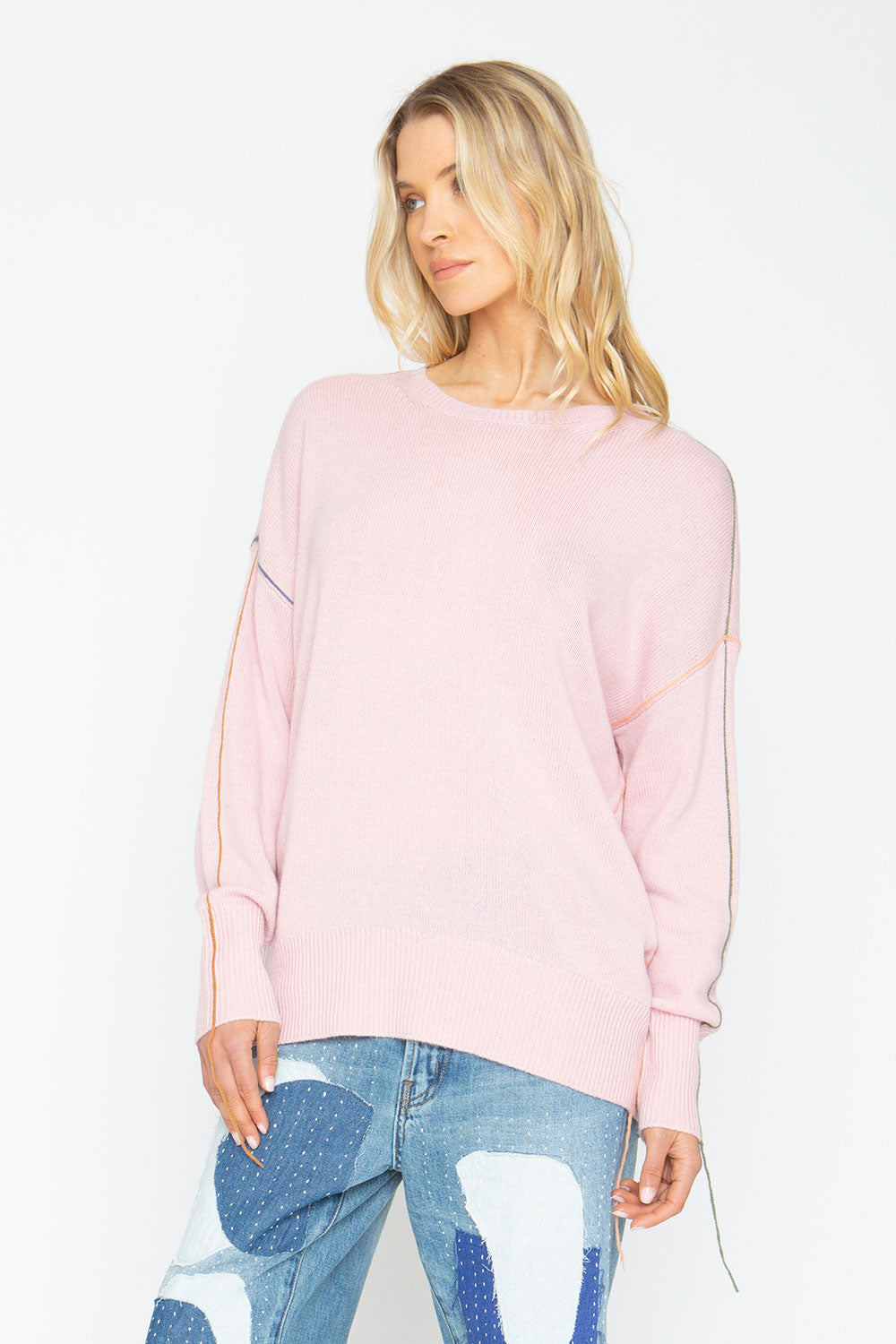 Bubble Sweater - Powder Pink Womens chaserbrand