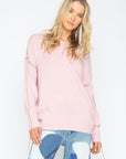 Bubble Sweater - Powder Pink Womens chaserbrand