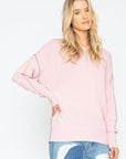 Bubble Sweater - Powder Pink Womens chaserbrand