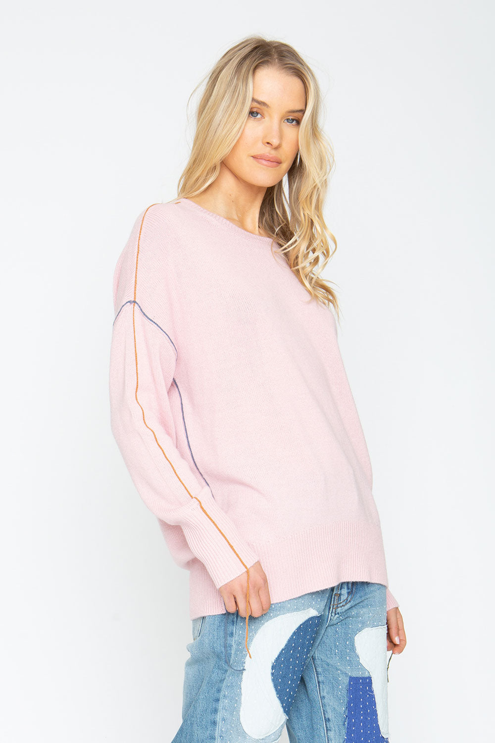 Bubble Sweater - Powder Pink Womens chaserbrand